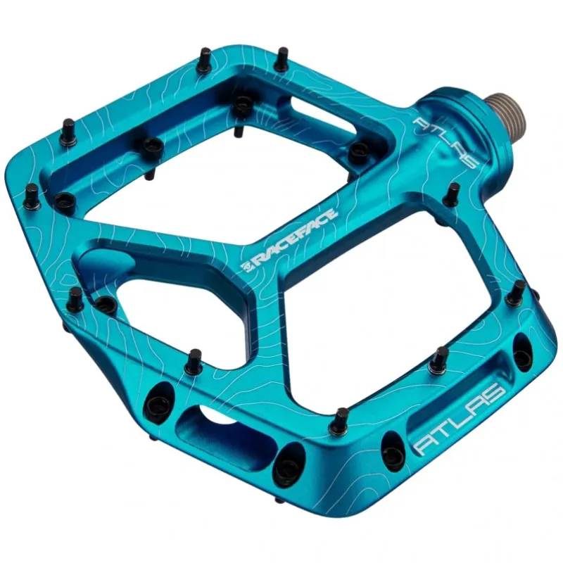 Livrare gratuită Pedale pentru bicicleta RACE FACE PEDAL ATLAS Turquoise 22